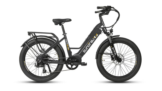 EUNORAU Meta24 1.0 48V 500W Torque Sensor 24" Fat Tire eBike 100mi