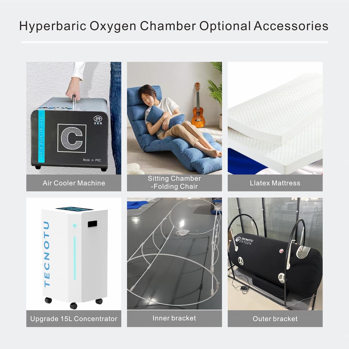 TecnoLay Classic 1.5 ATA Portable Lying Hyperbaric Chamber Home
