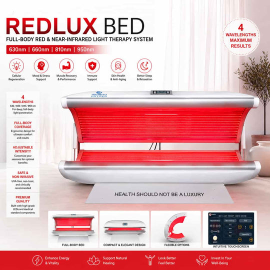 Tecnotu RedLux Full Body Red Light Therapy Bed 